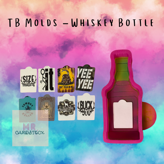 TB Molds Whiskey Bottle