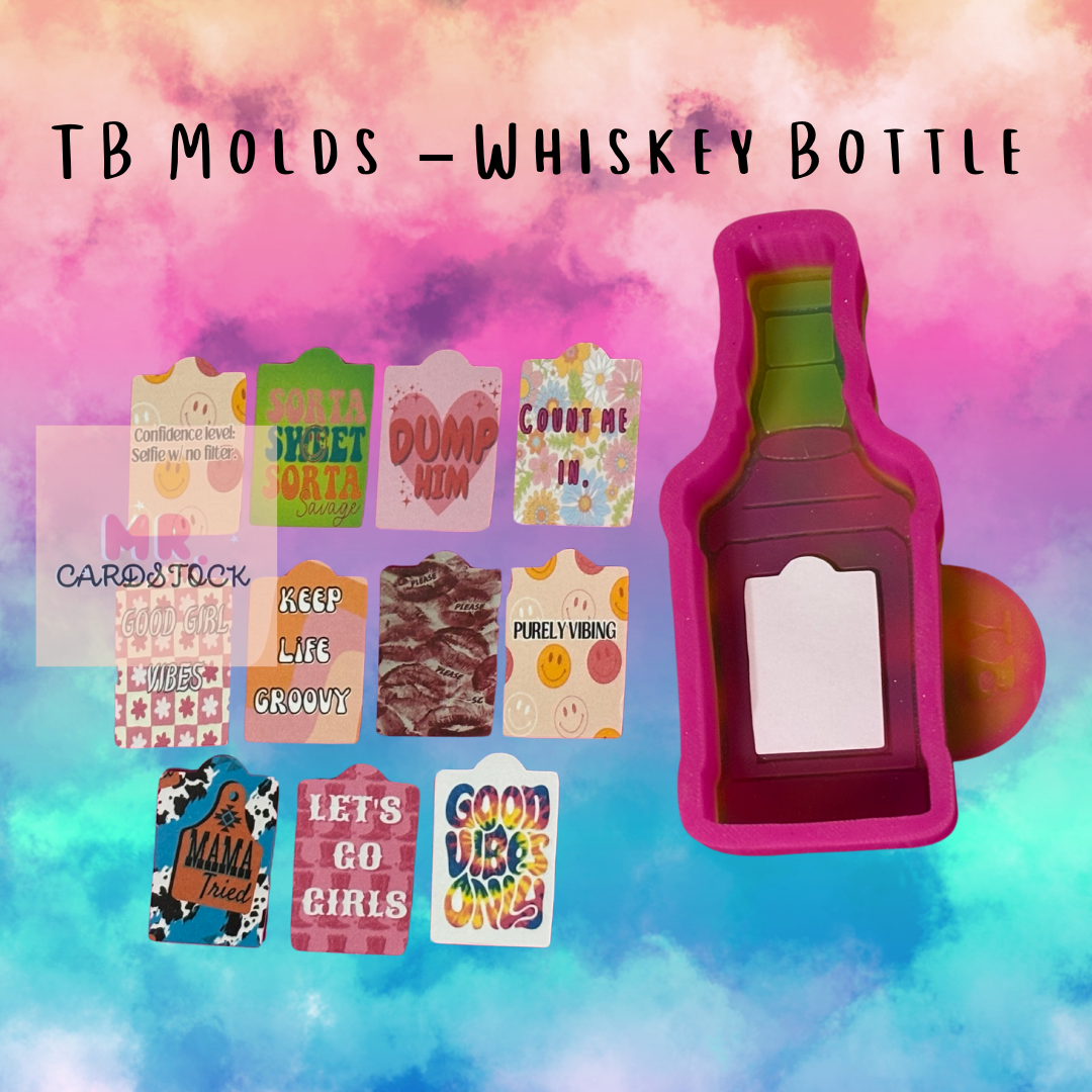 TB Molds Whiskey Bottle