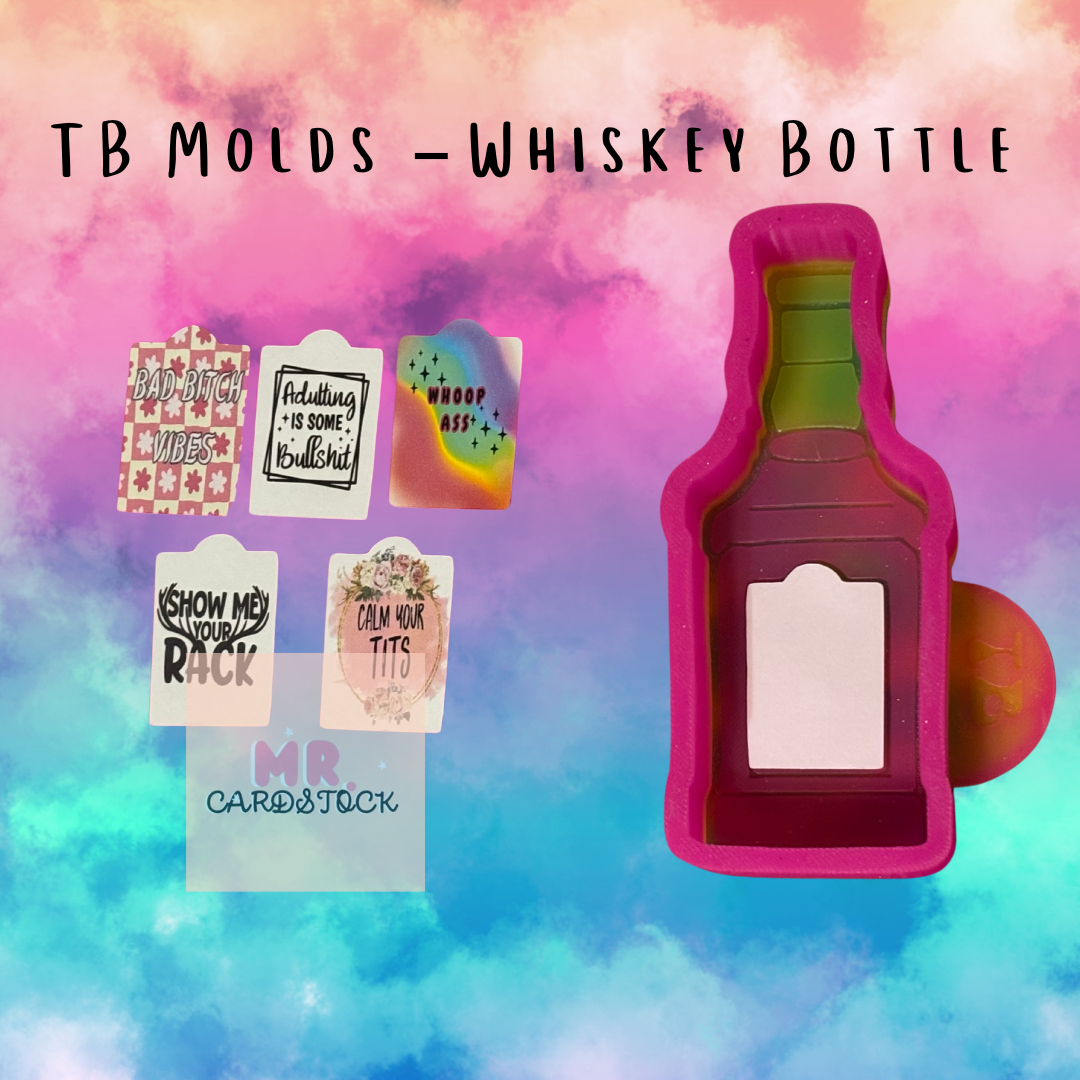 TB Molds Whiskey Bottle