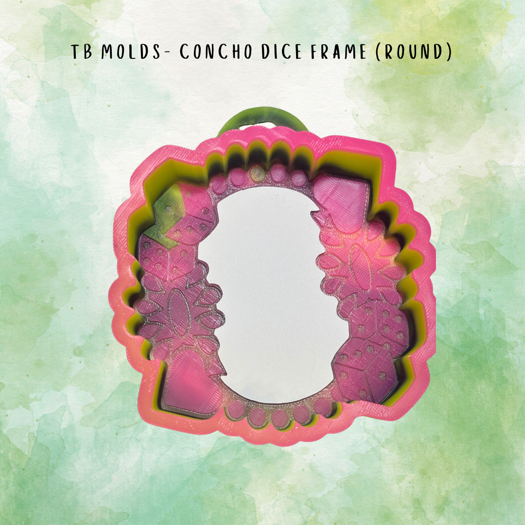 TB Molds Concho Dice Frame (Round)